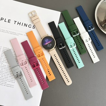 小格紋硅膠錶帶 適用於 谷歌 Google Pixel Watch 4 3 2 1系列 41mm 45mm 運動腕帶
