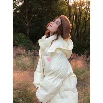 2026年新款冬季棉衣女長款過膝加厚爆款奶呼呼羽絨棉服設計感外套