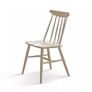 hoi! 源氏木語雅白奶油風橡木溫莎椅餐椅 Y220S01