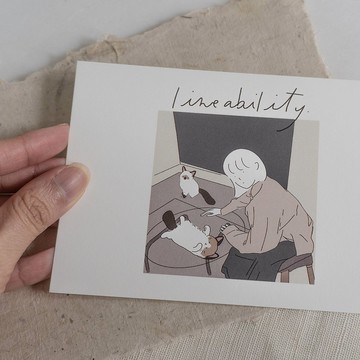 貓貓們你好 明信片