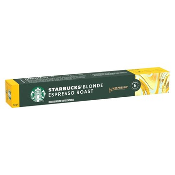 STARBUCKS 星巴克 黃金烘焙膠囊咖啡 Nespresso咖啡機適用  5.3g  10顆  1盒
