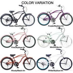 子供用 自転車 22インチ ビーチクルーザー おしゃれ ジュニア 小学生 レインボー Feelling Of Decks Fod 22 通販 Lineポイント最大1 0 Get Lineショッピング