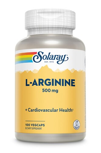 Solaray L-Arginine 500 mg - 100 Capsules