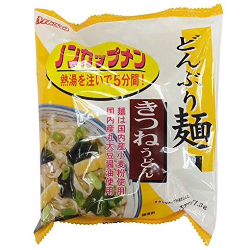 ムソー どんぶり麺・きつねうどん 77.3g×4袋