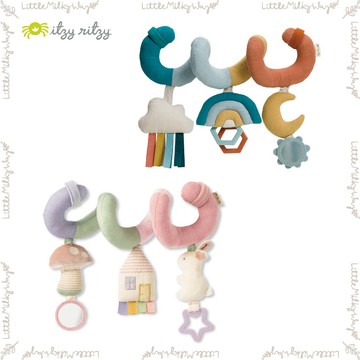 【LMW親子選品】🌿美國Itzy Ritzy-柔棉捲捲安撫玩具🌿 安撫玩具 推車玩具 嬰兒搖鈴 嬰兒床玩具 嬰兒車