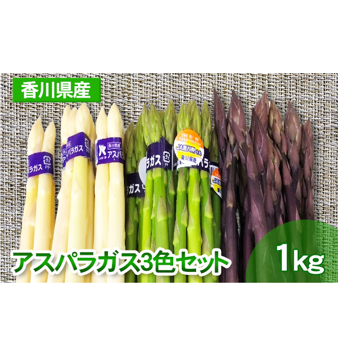 アスパラガス3色セット 1kg