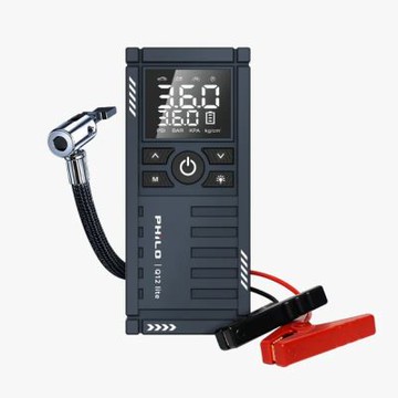 【Philo 飛樂】Q12 LITE輕巧版 救車多功能打氣機