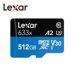Lexar® 512GB High-Performance 633x microSDXC™ UHS-I V30 記憶卡