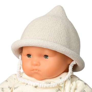 akachan honpo - 橡實造型帽-象牙白色