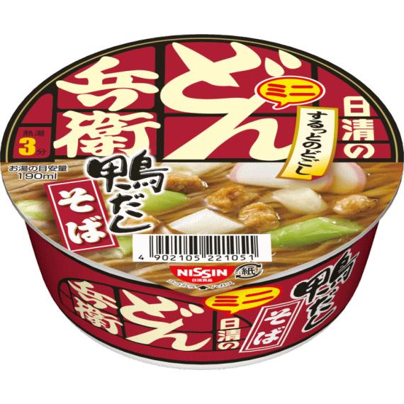 新着 日清食品 カップ麺 どん兵衛 おそうめん 肉うどん 鴨だしそば も入ったミニシリーズ 6種類×2個(12食) セット