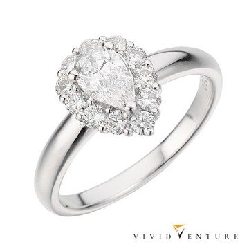 亞帝芬奇女王盛宴GIA50分鑽戒