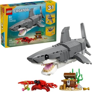 ||高雄 宅媽|樂高 積木|| LEGO“ 31381 凶猛鯊魚和寶箱"