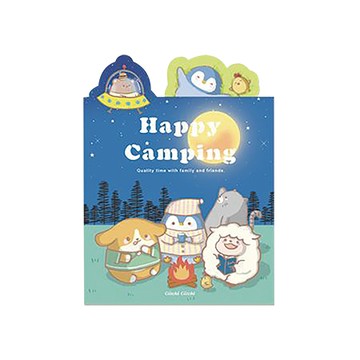 珠友Chuyu四摺便條紙/MO-32001-02/仲夏出遊