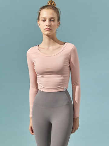 Cut-out Back String Cover-Up _Pink