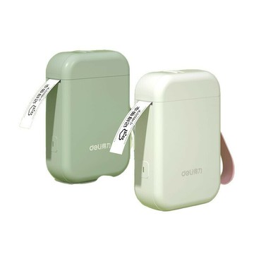 得力標簽打印機小型家用便攜式藍牙熱敏打印機無免油墨標簽機【Snowbelle優選】