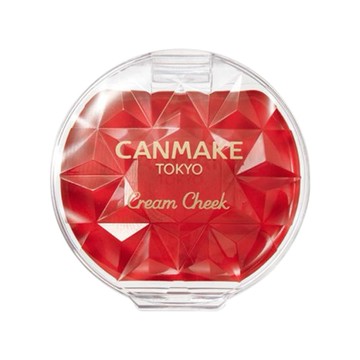 化妝保養品 CANMAKE 水潤柔光腮紅霜-CL01透亮紅心 1st (JN1705)