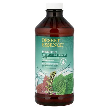 Desert Essence, 益生元系列植物基漱口水，薄荷味，15.8 液量盎司（467 毫升）