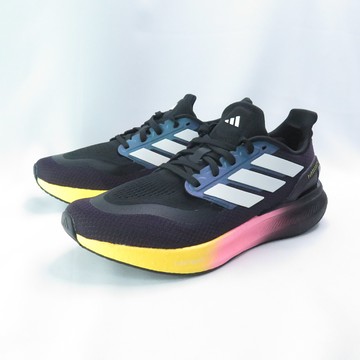ADIDAS IH3833 PUREBOOST 5 男款 慢跑鞋 輕量 防滑 耐磨 黑x橘粉【iSport愛運動】