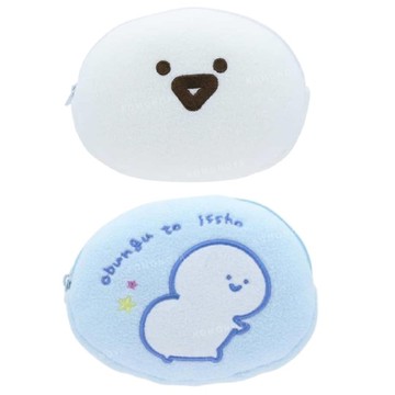 小禮堂 文具先生 絨毛玩偶化妝包 (大臉款)