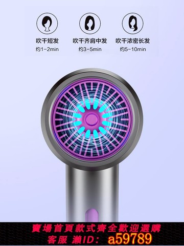 【台灣公司 可打統編】官方正品吹風機家用靜音大風力不傷發負離子速干電吹風筒學生宿舍