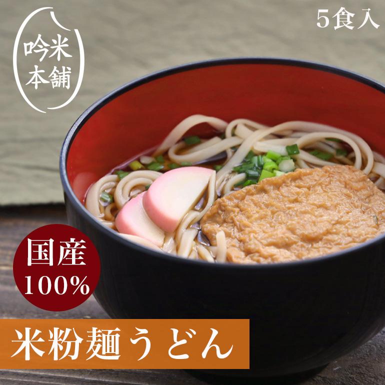 麺のみ 送料無料 米粉 麺 うどん 130g×5食 650g グルテンフリー 生麺 米粉でつくった麺