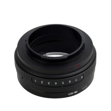 Pixco百攝寶OM-NEX移軸轉接環適用奧林巴斯OM鏡頭轉索尼Sony微單