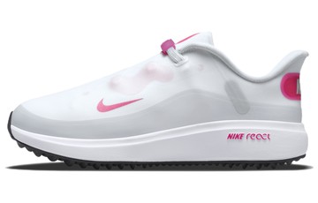 WMNS NIKE REACT ACE TOUR WHITE PINK PRIME