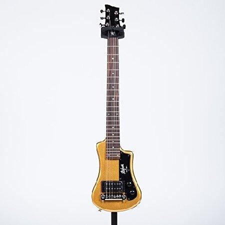 Hofner ヘフナー Shorty Guitar Gold Top リミテッドエディション 限定モデル Travel エレキギター w  Full Sized Neck ＆ Gigbag エレキギター エレクトリッ