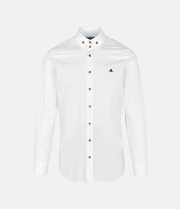 Vivienne Westwood Two Button Krall Shirt Compact Poplin White 46 Men