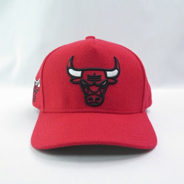 mitchell & ness NBA KICKING WOOL PRO 球帽 MN25AHA01CB 公牛 紅