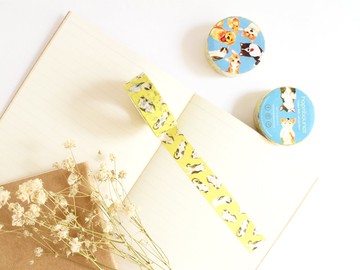 貓咪 小貓 紙膠帶 15mm