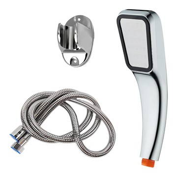 Imakara 伊瑪卡拉 300孔增壓省水蓮蓬頭 304不鏽鋼面板 ABS材質 防燙手柄  1組