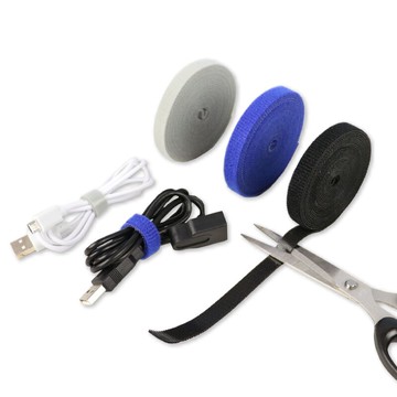 DIY 魔鬼氈束線帶 300cm (3入) 魔術帶 束帶 理線帶 綁線帶 繞線器 理線器 綑綁帶 捲線器