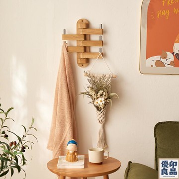 免運 實木掛衣鉤 壁掛牆壁北歐臥室掛衣架玄關旋轉墻上創意衣帽鉤玄關 全館八折 工廠直銷 店長推薦 y5614