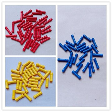 銅芯BV1/BV2/BV5絕緣連接器冷壓接線端子對接導線短接對接延長器