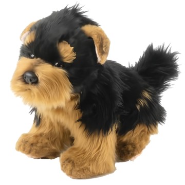 HANSA TOY 娃娃 填充絨毛玩具  32cm  約克夏坐姿  1個