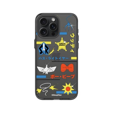 iPhone 15 Pro Max Clear 酷墨灰 - 迪士尼-玩具總動員 Toy Story - 玩具總動員 - 徽章