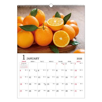 4K 2026年超值水果掛曆