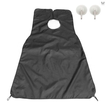 剃鬚刮鬍子修鬍子造型圍布 清潔鬍鬚造型理髮剃鬚圍布批發 黑色