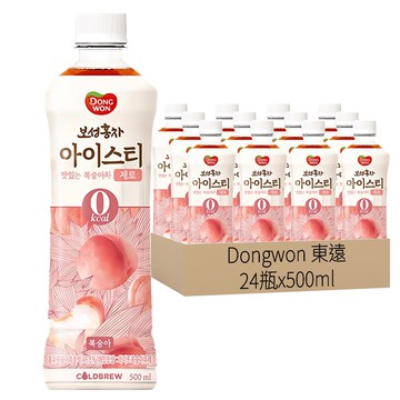Dongwon 東遠 水蜜桃風味紅茶  500ml  24瓶