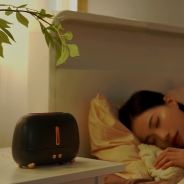 Les nez 香鼻子 超音波精油香氛水氧機 火焰機-兩色 - 白色