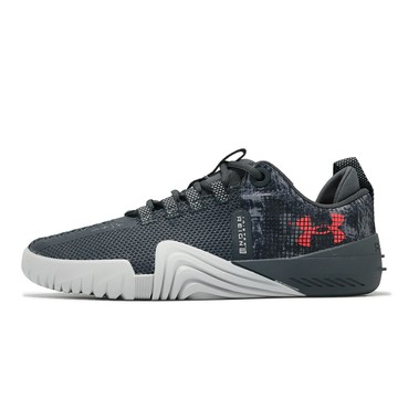 Under Armour UA 訓練鞋 W TriBase Reign 6 Q1 女鞋 灰 紅 緩衝 支撐 運動鞋 UA