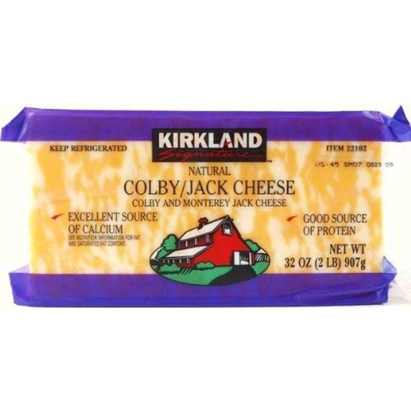 KIRKLAND コルビージャックチーズ 907g×4個セット Colby jack Cheese 要冷蔵