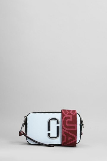 Marc Jacobs The Snapshot Shoulder Bag In Cyan Leather
