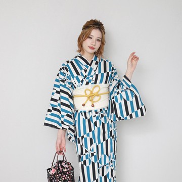 日本 和服 浴衣 女性 浴衣 腰封 2件組 F Size x14F-13 yukata