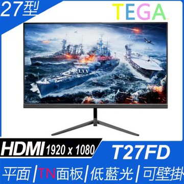 TEGA  特佳 T27FD 27型 FHD 75Hz 電腦螢幕 (HDMI/VGA)