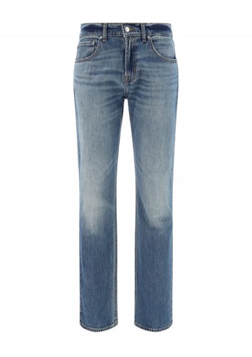 7 For All Mankind - The Straight Lagoon Jeans - Womens - Blue