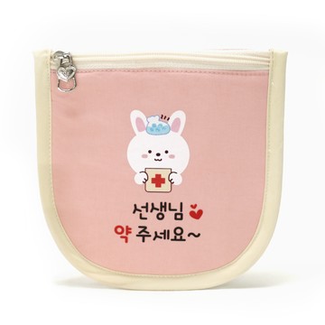 semoms 保冷雙面防水藥品收納包  14 x 14cm  兔子