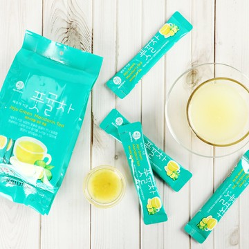 【韓味不二】濟州島青橘茶(隨手包) 375G｜韓國必買｜韓國進口零食｜樂天熱銷Top｜韓國空運直送｜韓國美食｜韓國料理