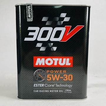 [機油倉庫](台灣公司貨)MOTUL 300V POWER 5W-30 5W30 2L全合成酯類機油 黑鐵罐